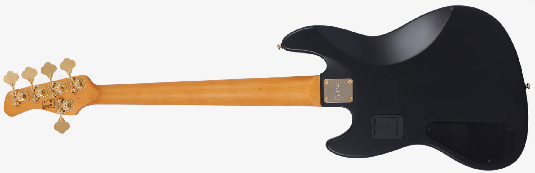 Sire Marcus Miller V10 5st 5c Active Mn - Transparent Black Satin - Basse Électrique Solid Body - Variation 1