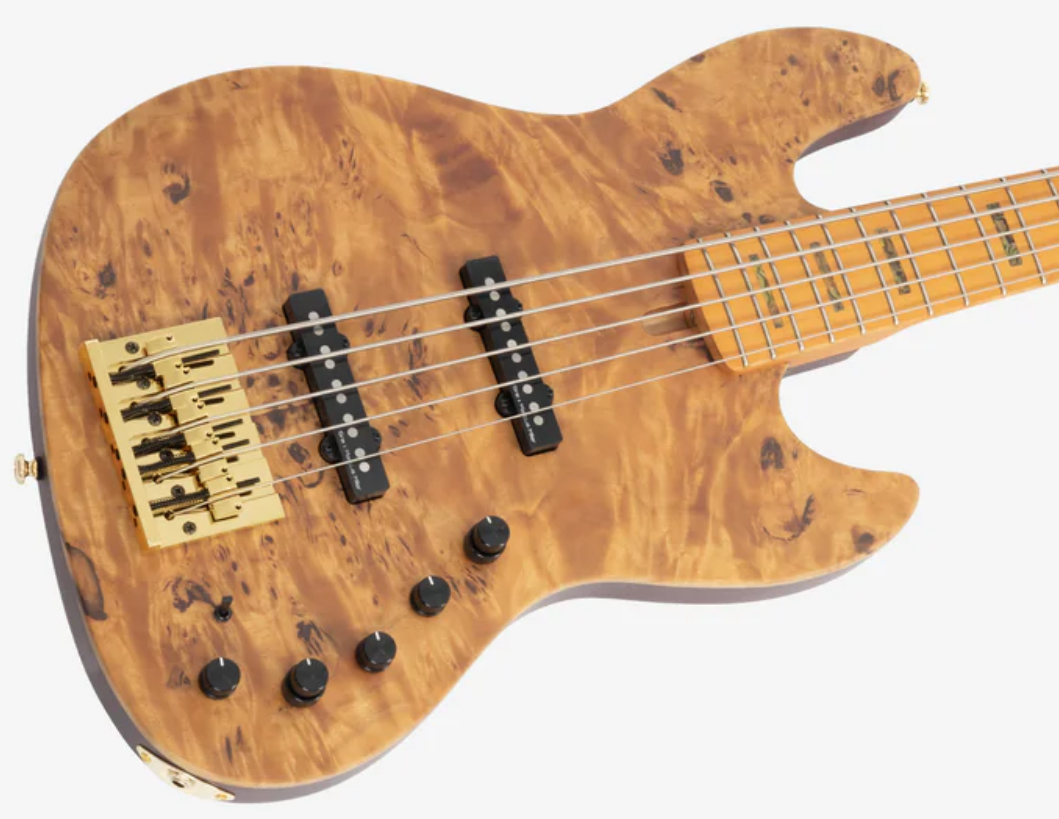 Sire Marcus Miller V10 5st 5c Active Mn - Natural Satin - Basse Électrique Solid Body - Variation 2
