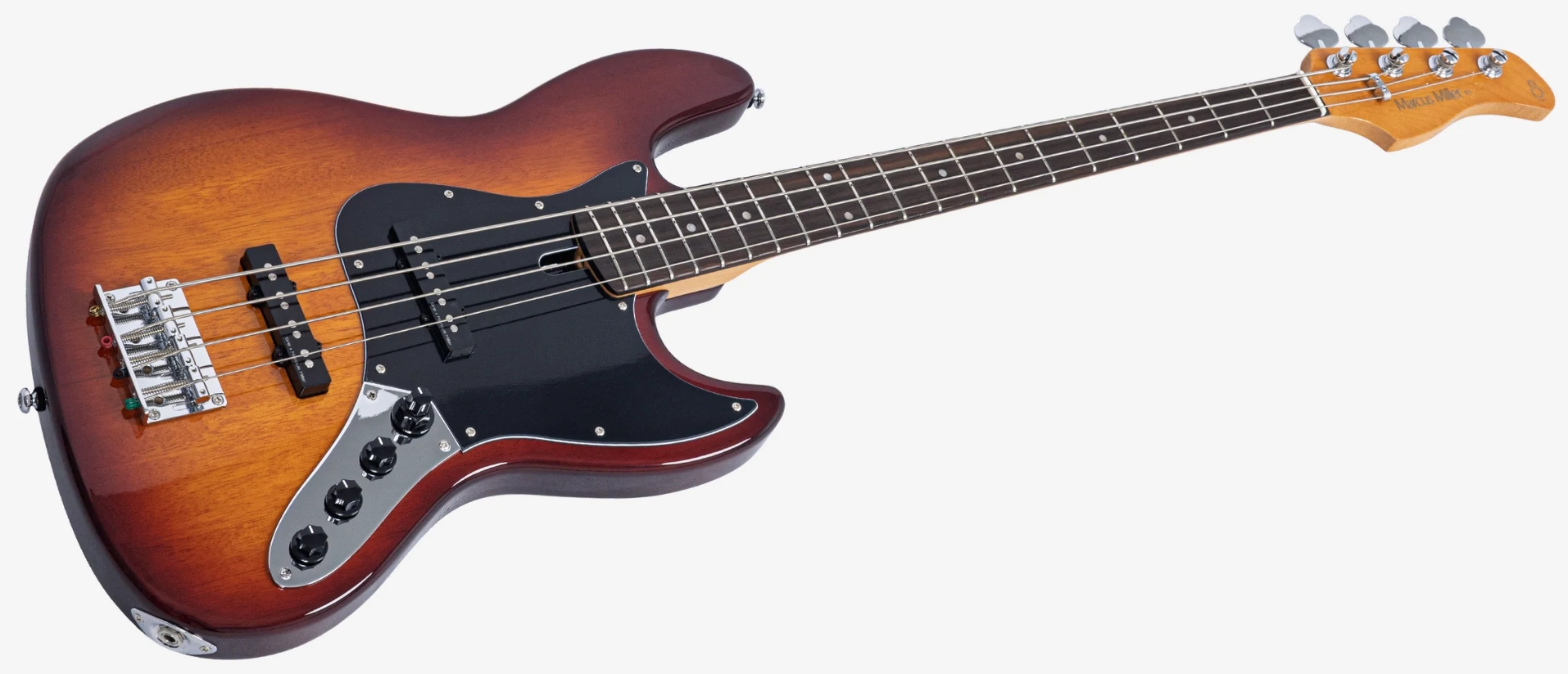 Sire Marcus Miller V3 New Gen 4st Lh Gaucher Active Rw - Tobacco Sunburst Satin - Basse Électrique Solid Body - Variation 2
