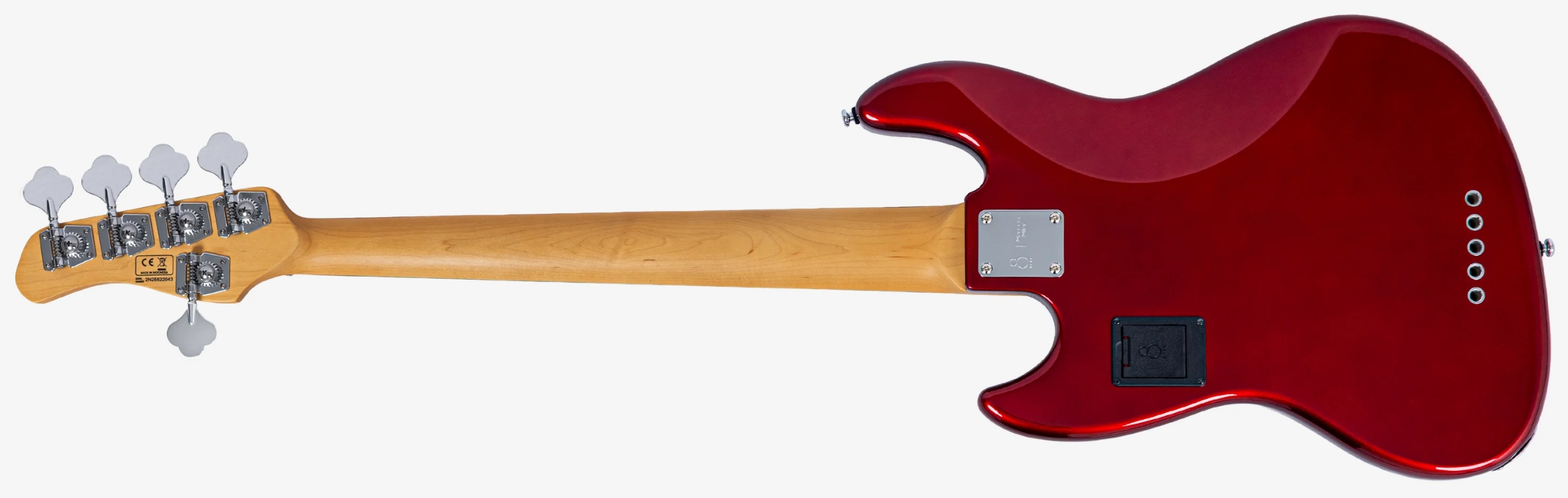 Sire Marcus Miller V3 New Gen 5st 5c Active Rw - Candy Apple Red - Basse Électrique Solid Body - Variation 1