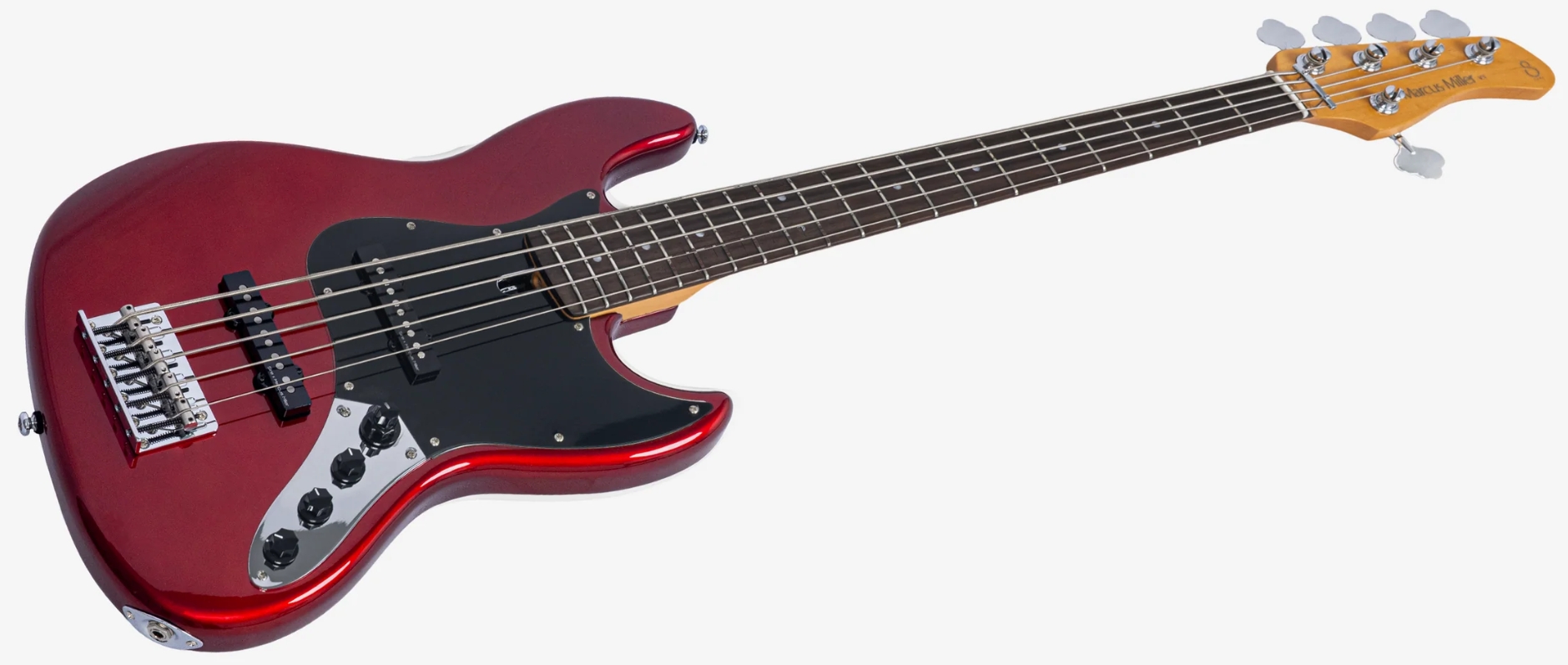 Sire Marcus Miller V3 New Gen 5st 5c Active Rw - Candy Apple Red - Basse Électrique Solid Body - Variation 2