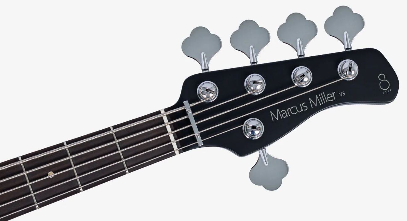 Sire Marcus Miller V3 New Gen 5st 5c Active Rw - Black Satin - Basse Électrique Solid Body - Variation 3