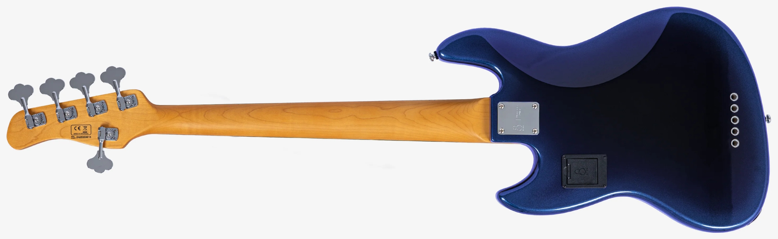 Sire Marcus Miller V3 New Gen 5st Lh 5c Gaucher Active Rw - Midnight Blueburst - Basse Électrique Solid Body - Variation 1