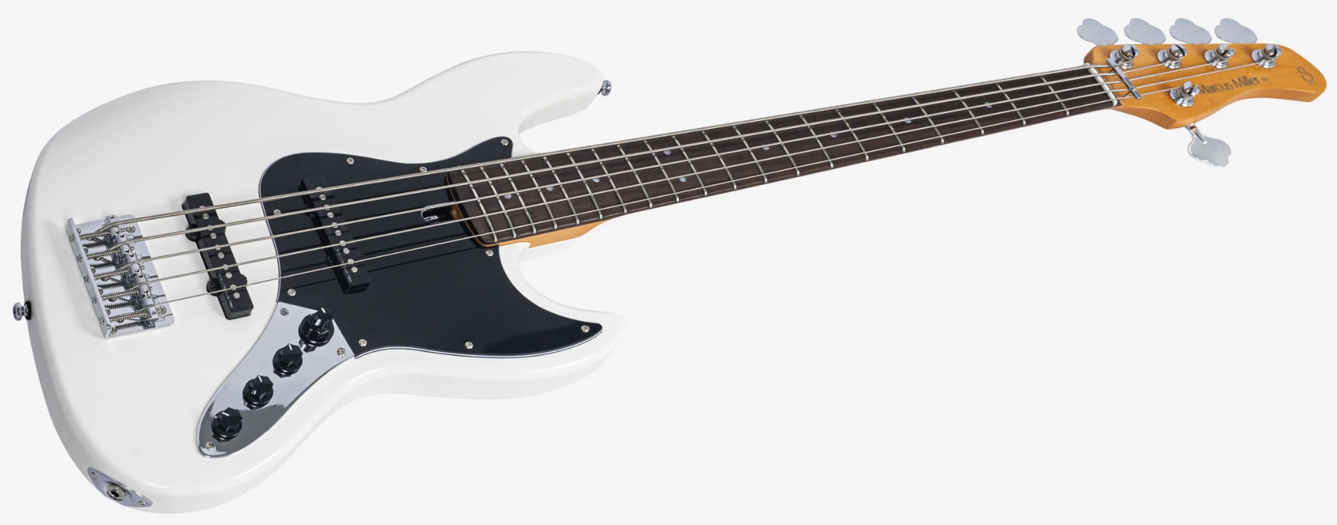 Sire Marcus Miller V3 New Gen 5st Lh 5c Gaucher Active Rw - Antique White - Basse Électrique Solid Body - Variation 2
