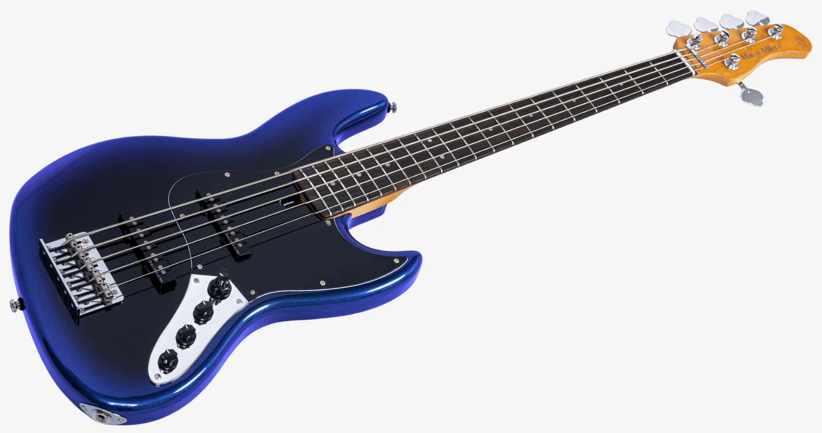 Sire Marcus Miller V3 New Gen 5st Lh 5c Gaucher Active Rw - Midnight Blueburst - Basse Électrique Solid Body - Variation 2