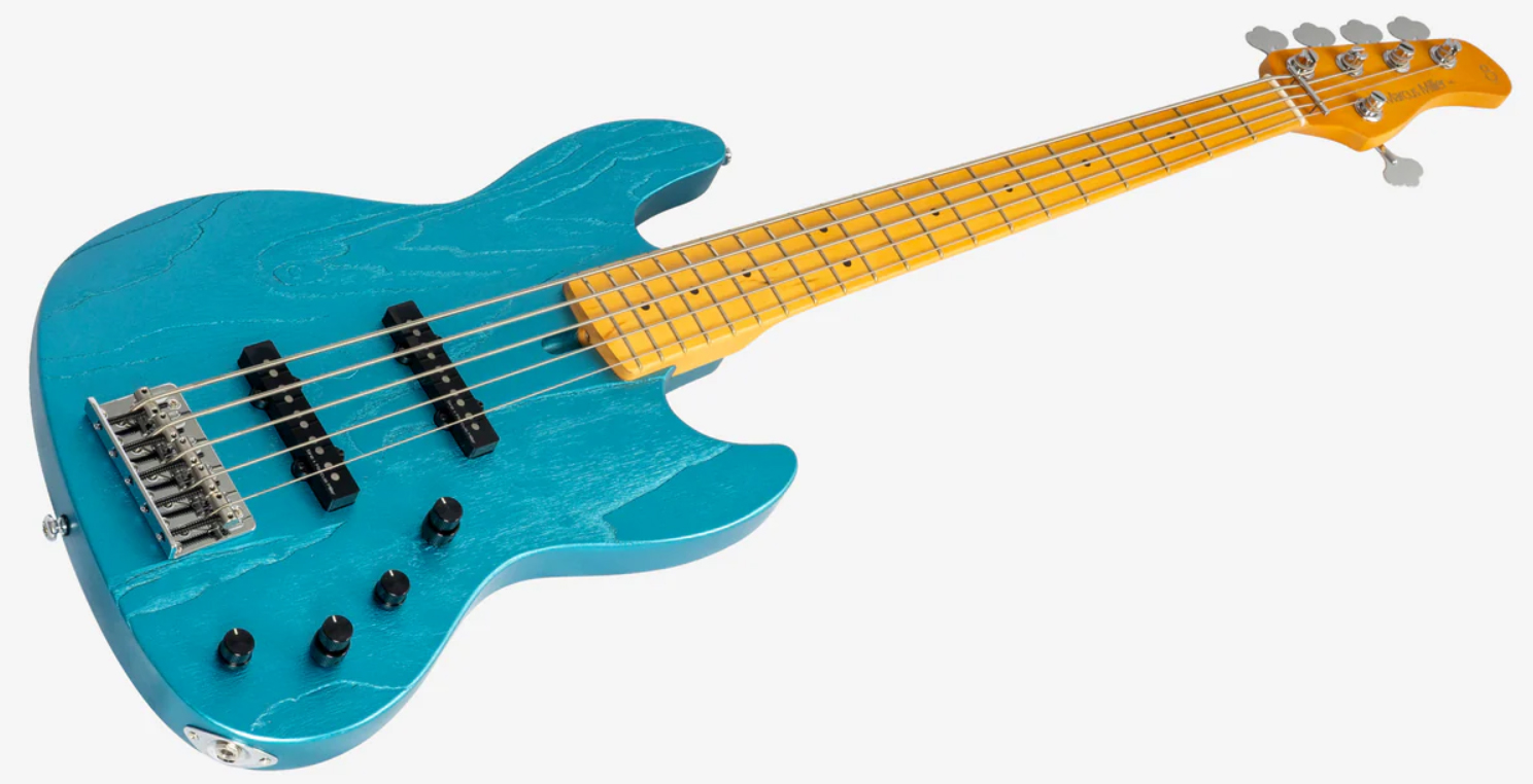 Sire Marcus Miller V6 5st 5c Active Mn - Ocean Turquoise Blue - Basse Électrique Solid Body - Variation 2