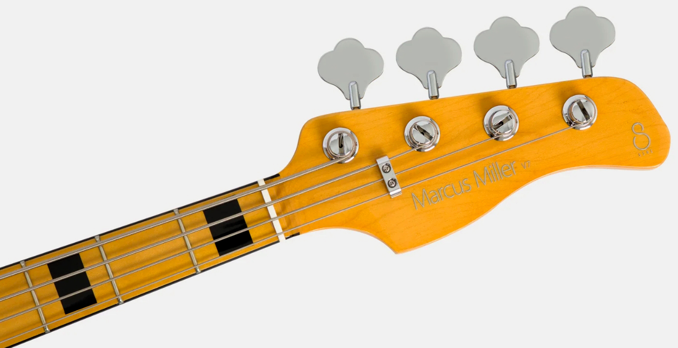 Sire Marcus Miller V7 Alder 2nd Gen 4st 4c Active Mn - Sparkle Black - Basse Électrique Solid Body - Variation 4