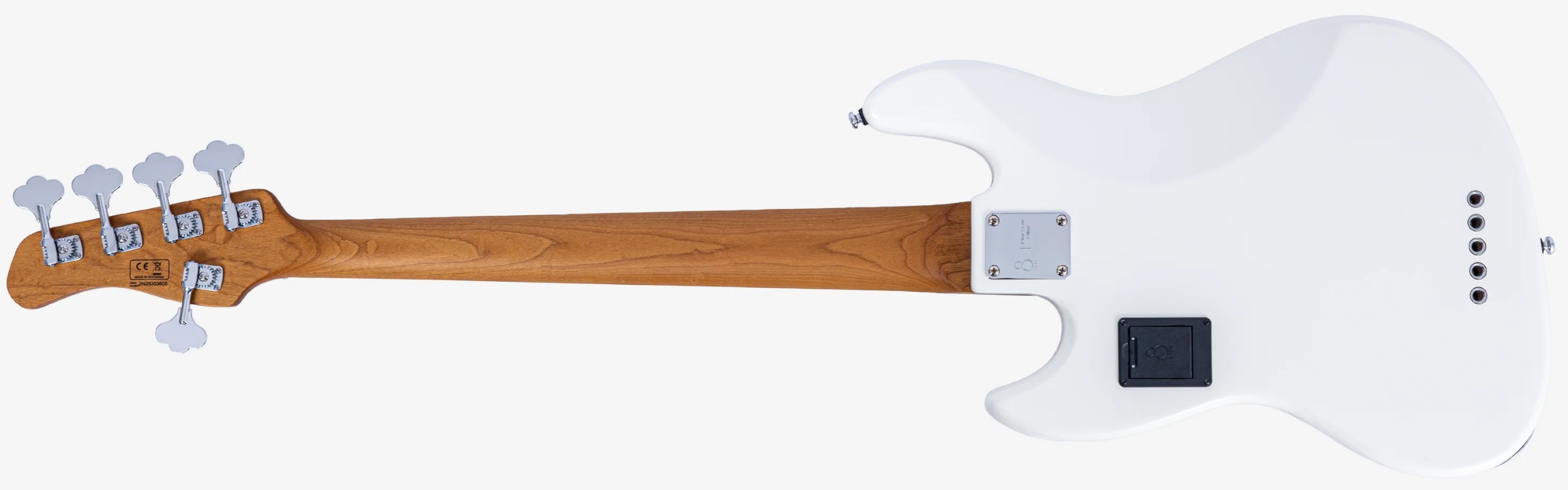 Sire Marcus Miller V7 Alder 2nd Gen 5st 5c Active Eb - Antique White - Basse Électrique Solid Body - Variation 1