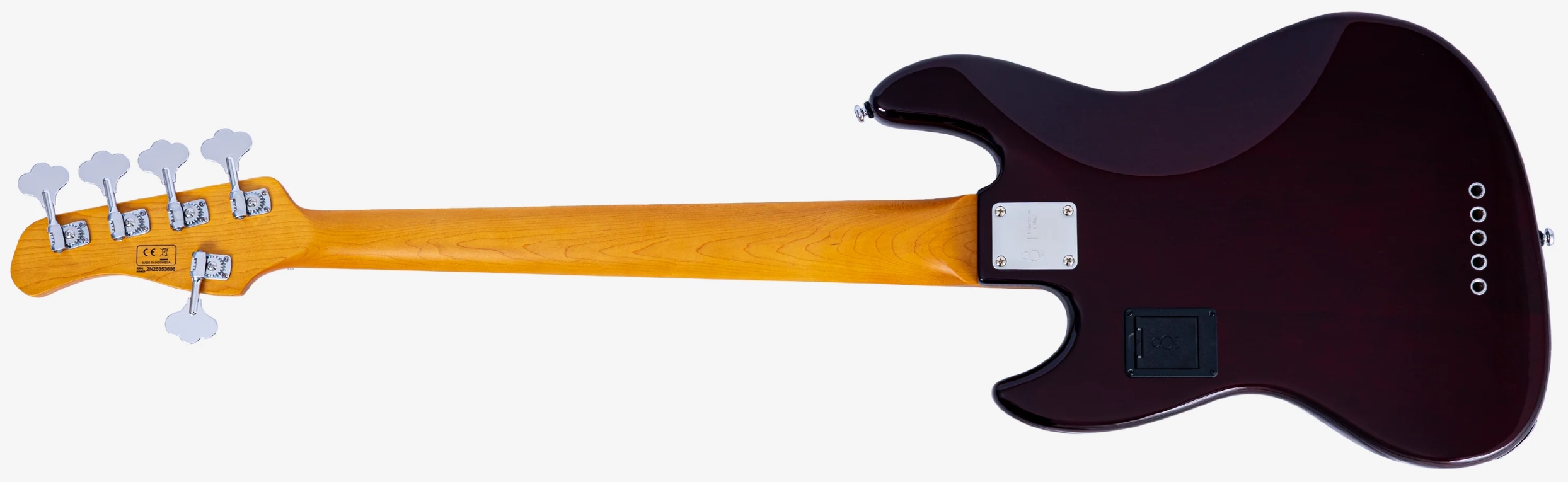 Sire Marcus Miller V7 Alder New Gen 5st Lh 5c Active Eb - Tobacco Sunburst - Basse Électrique Solid Body - Variation 1