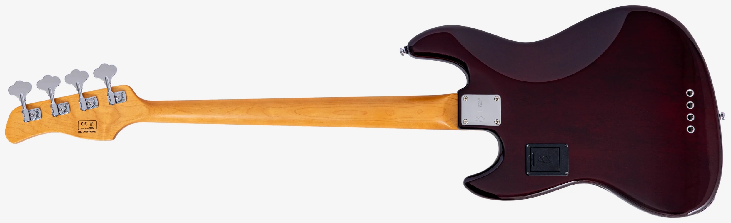 Sire Marcus Miller V7 Alder New Gen 4st Lh 4c Gaucher Active Eb - Tobacco Sunburst - Basse Électrique Solid Body - Variation 1