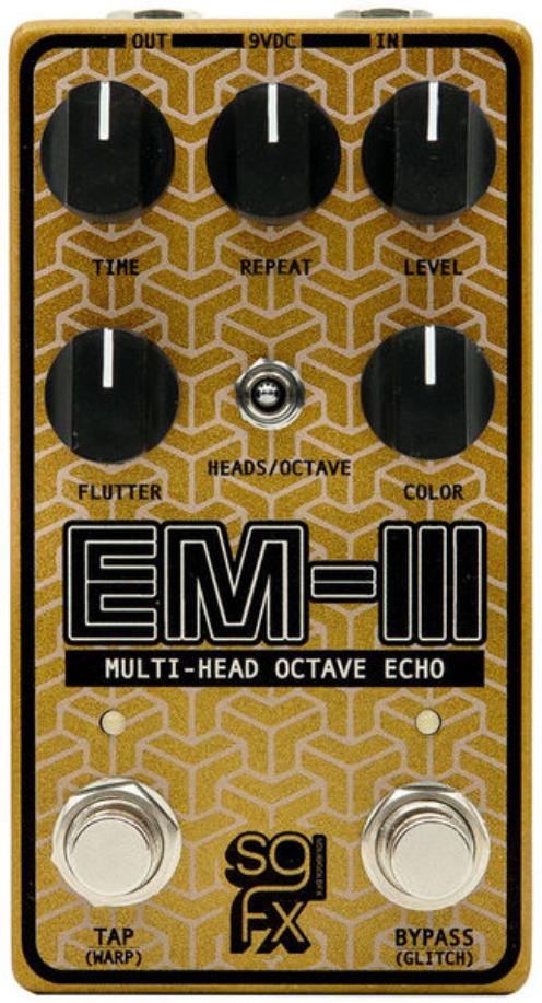 Solidgoldfx Em-iii Multi-head Octave Echo - PÉdale Reverb / Delay / Echo - Main picture