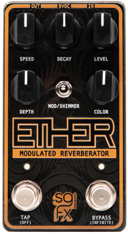 Solidgoldfx Ether Modulated Reverberator - PÉdale Reverb / Delay / Echo - Main picture