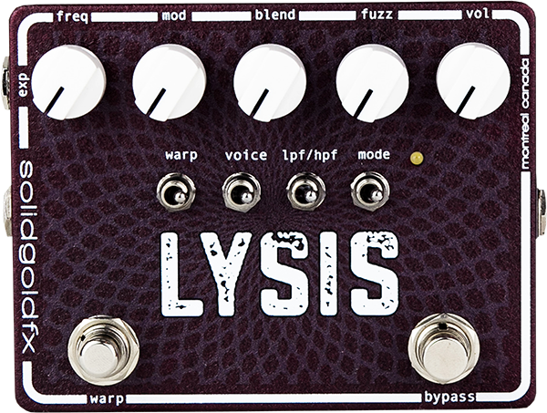 Solidgoldfx Lysis Polyphonic Octave Down Fuzz Modulator - PÉdale Overdrive / Distortion / Fuzz - Main picture