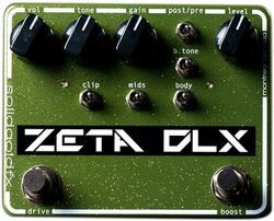 Preampli électrique Solidgoldfx Zeta DLX Preamp, Overdrive & Boost