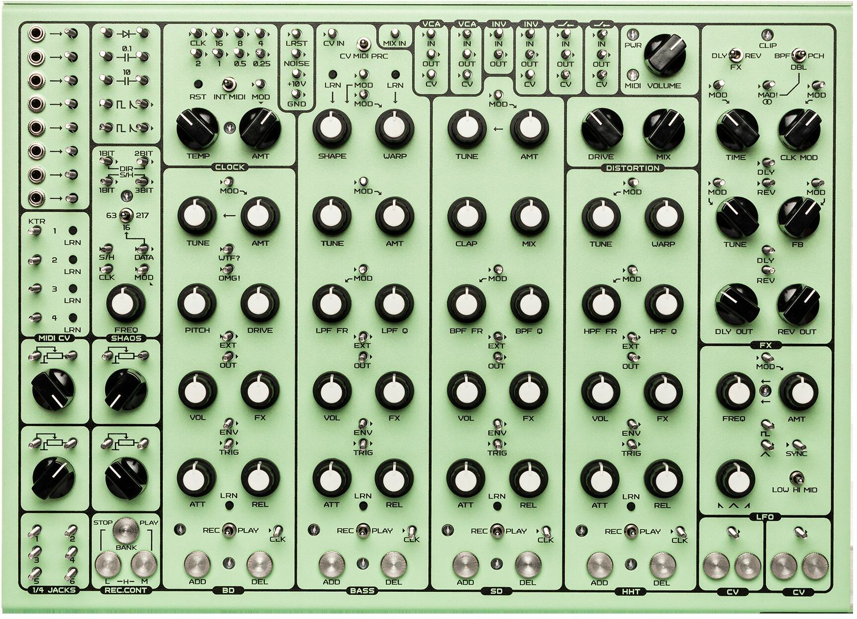 Soma Pulsar-23 Light Green (screw) - Boite À Rythme - Main picture