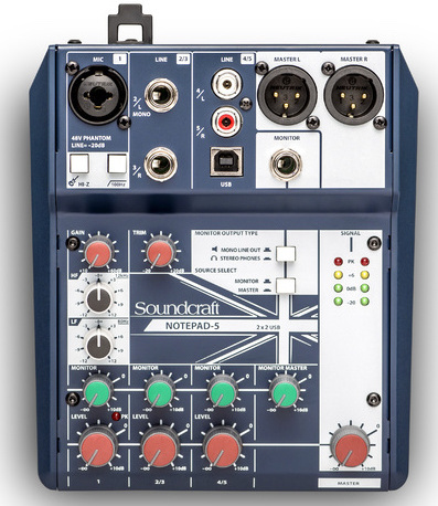 Soundcraft Notepad-5 - - Table De Mixage Analogique - Main picture