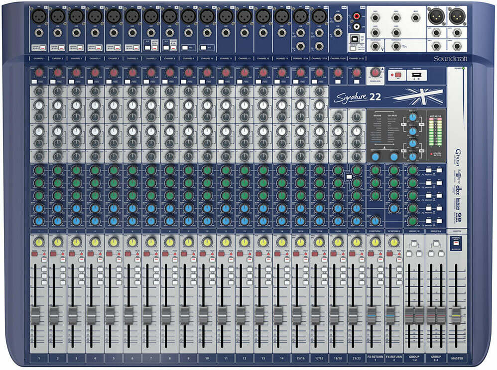 Soundcraft Signature 22 Mtk - Table De Mixage Analogique - Main picture