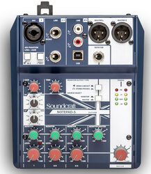 Table de mixage analogique Soundcraft NotePad-5