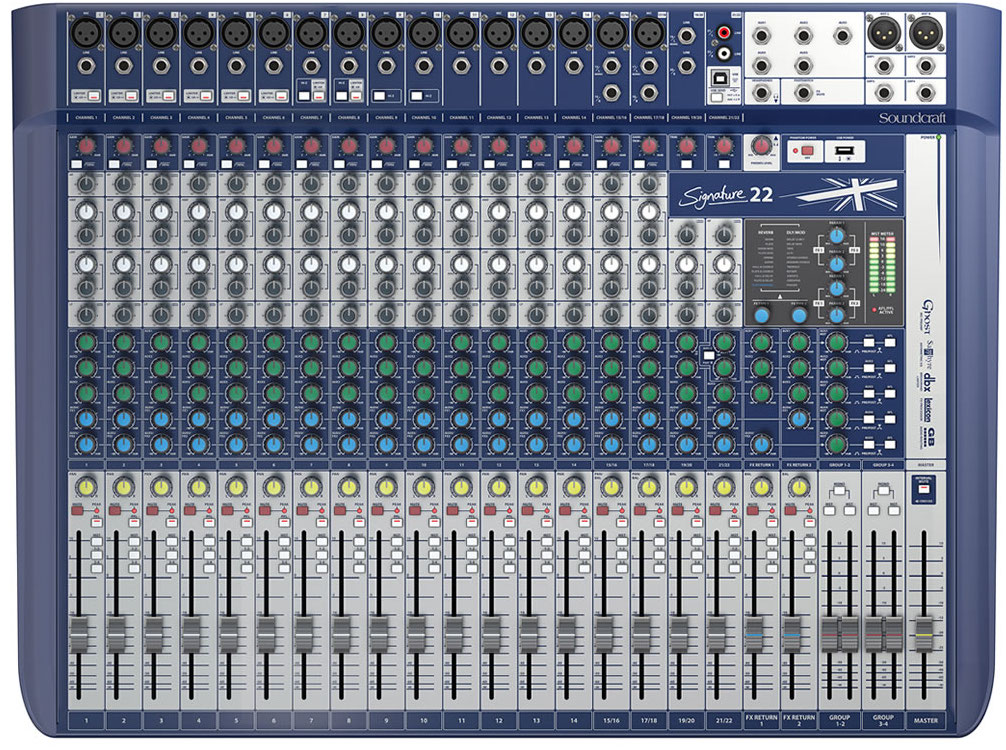 Soundcraft Signature 22 Mtk - Table De Mixage Analogique - Variation 4