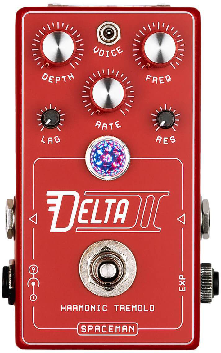 Spaceman Effects Delta Ii Harmonic Tremolo Red - PÉdale Chorus / Flanger / Phaser / Tremolo - Main picture
