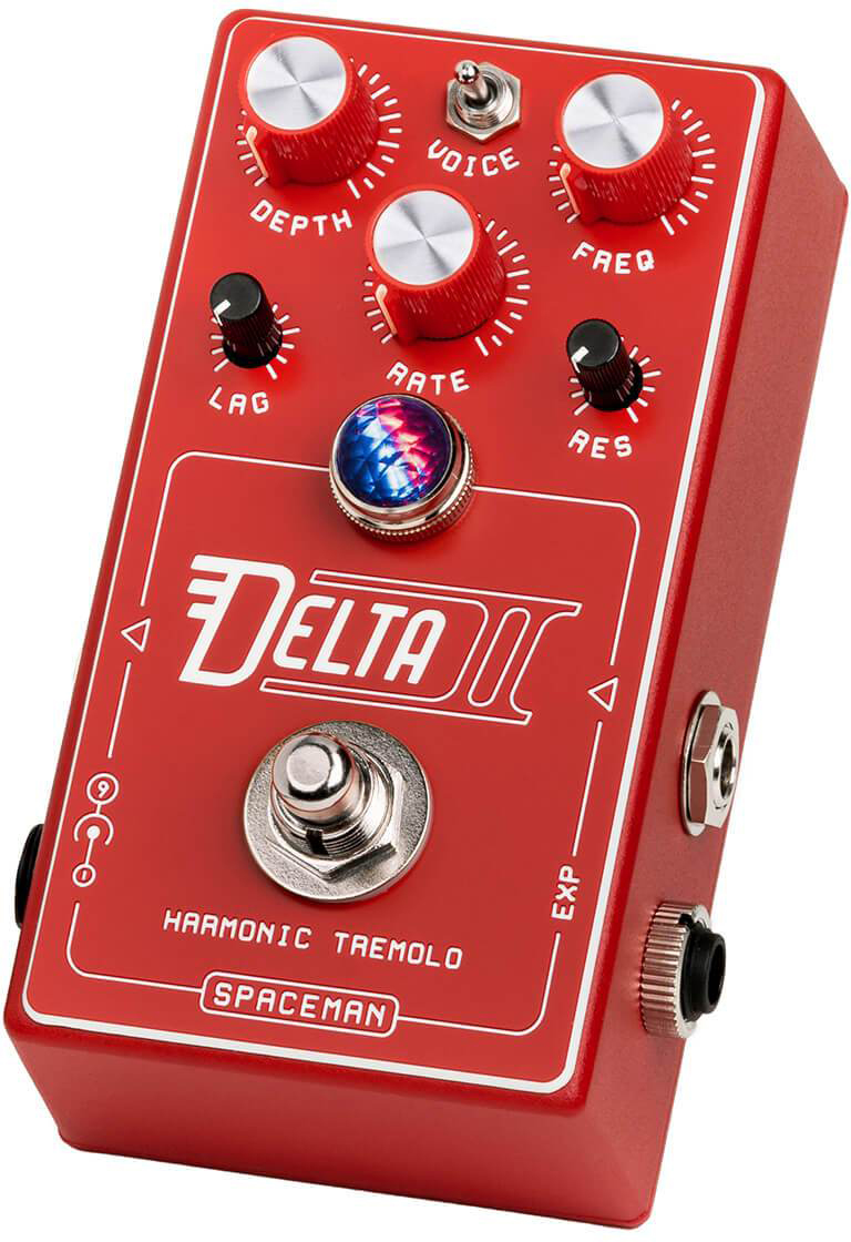 Spaceman Effects Delta Ii Harmonic Tremolo Red - PÉdale Chorus / Flanger / Phaser / Tremolo - Variation 1