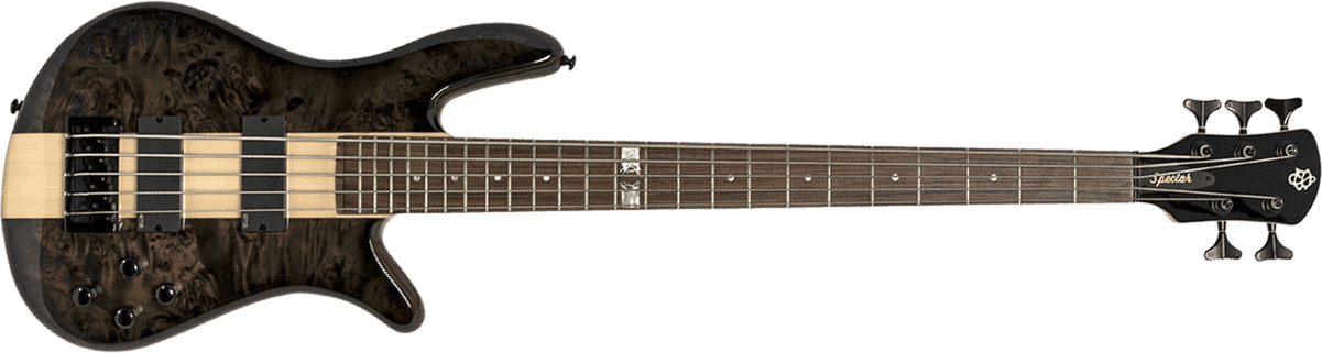 Spector Dan Briggs Ns-2000/5 Signature 5c Active Emg Pf - Black/walnut Stain - Basse Électrique Solid Body - Main picture