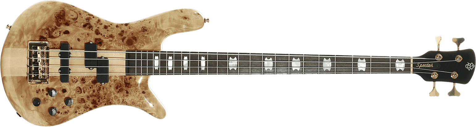 Spector Euro Serie Lx 4 Rw - Poplar Burst Natural Gloss - Basse Électrique Solid Body - Main picture