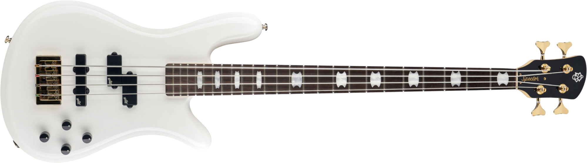 Spector Icon Ns-2 Bolt-on Rw - White Gloss - Basse Électrique Solid Body - Main picture