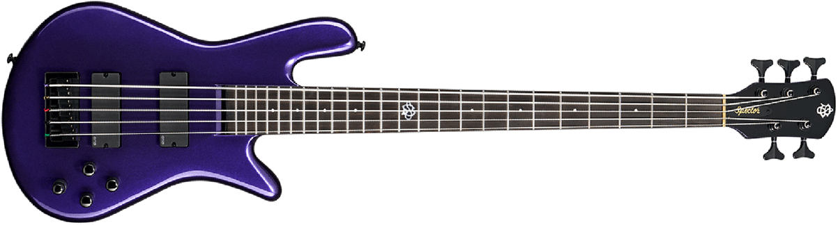 Spector Ns Ethos Hp 5 Eb - Plum Crazy Gloss - Basse Électrique Solid Body - Main picture