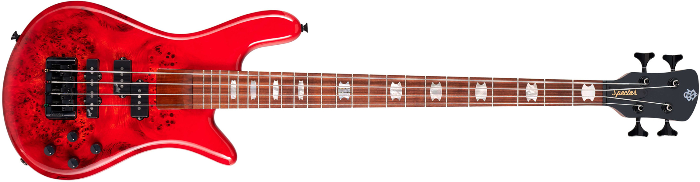 Spector Ns Eurobolt 4c Active Aguilar Mn - Inferno Red - Basse Électrique Solid Body - Main picture