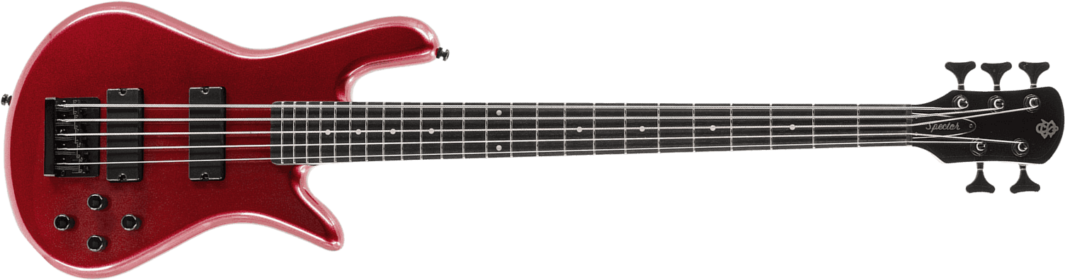 Spector Performer Serie 5 Hh Eb - Metallic Red - Basse Électrique Solid Body - Main picture