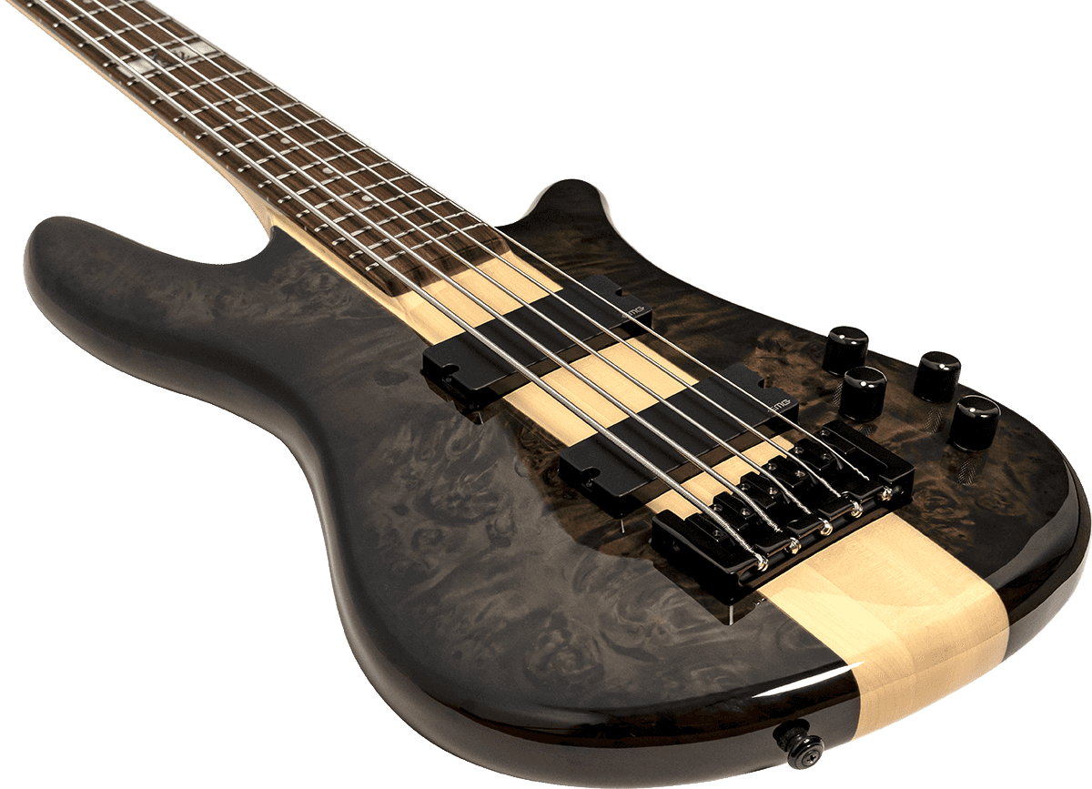 Spector Dan Briggs Ns-2000/5 Signature 5c Active Emg Pf - Black/walnut Stain - Basse Électrique Solid Body - Variation 2