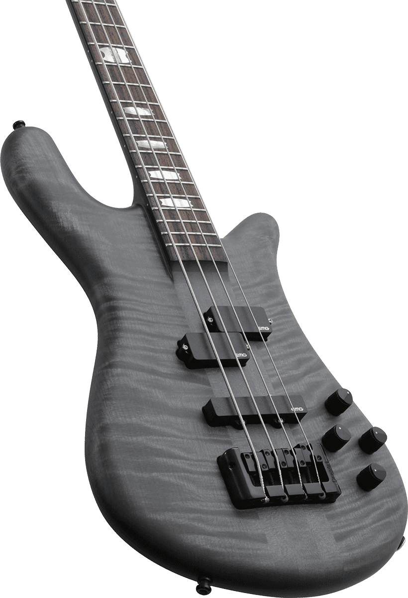 Spector Euro Serie Lx 4 Emg Rw - Trans Black Stain Matte - Basse Électrique Solid Body - Variation 2