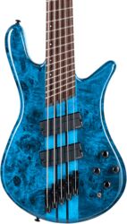 Basse électrique solid body Spector                        Ns Dimension 5 Fishman - Black & blue gloss