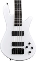 Basse électrique solid body Spector NS Ethos HP 5 - Metallic white