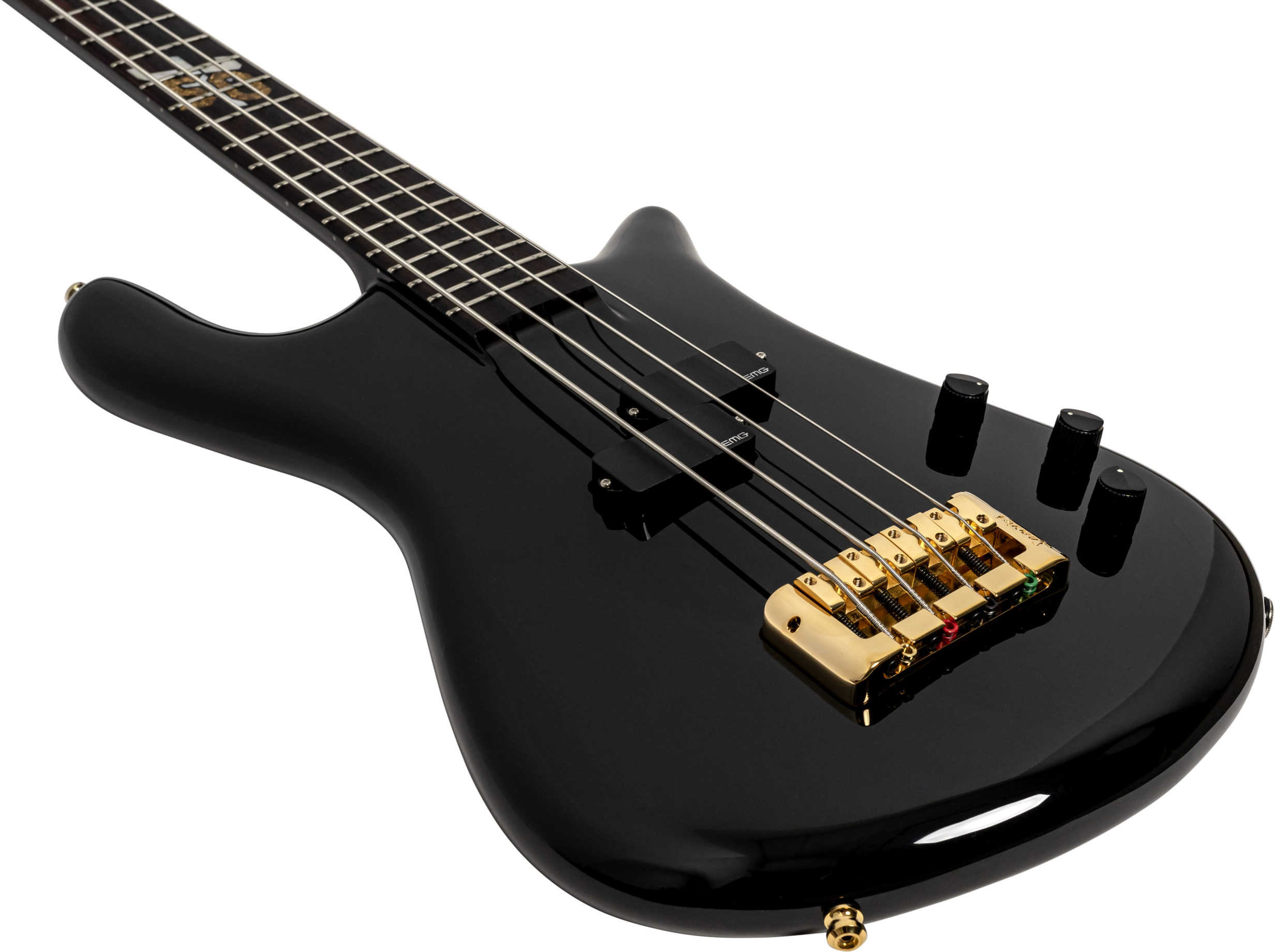 Spector Ian Hill Euro4 50th Anniversary Ltd Signature Active Emg Rw - Solid Black - Basse Électrique Solid Body - Variation 2