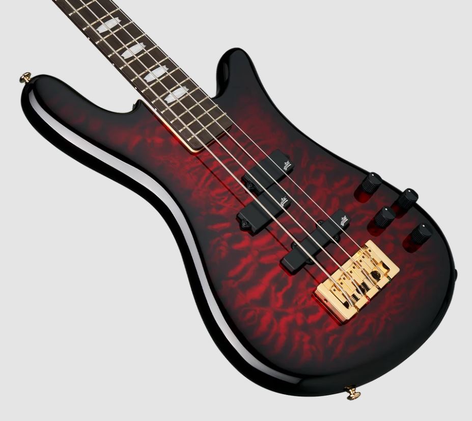 Spector Icon Ns-2 Bolt-on Rw - Black Cherry Gloss - Basse Électrique Solid Body - Variation 1