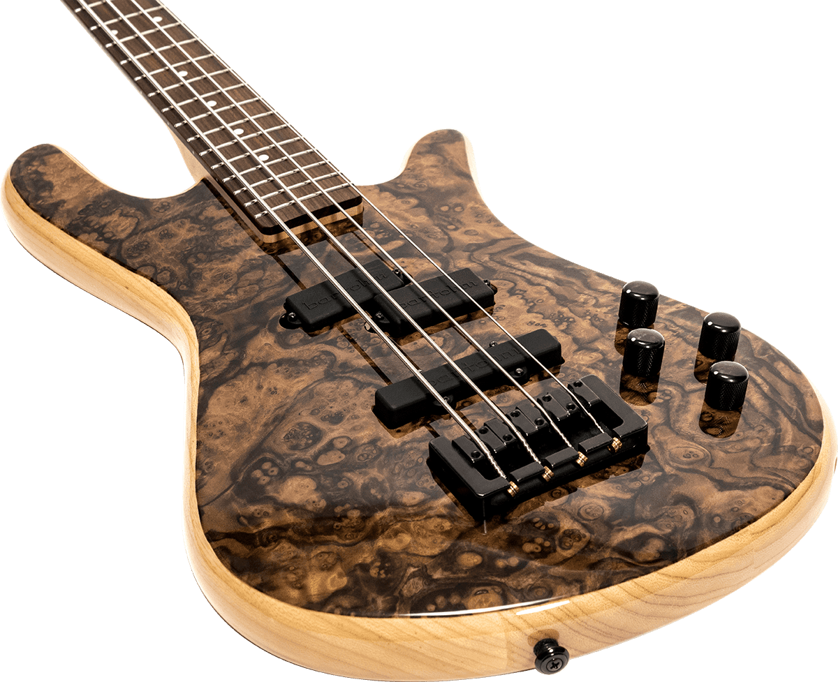 Spector Legend Serie Classic 4 Pf - Walnut Burl - Basse Électrique Solid Body - Variation 2