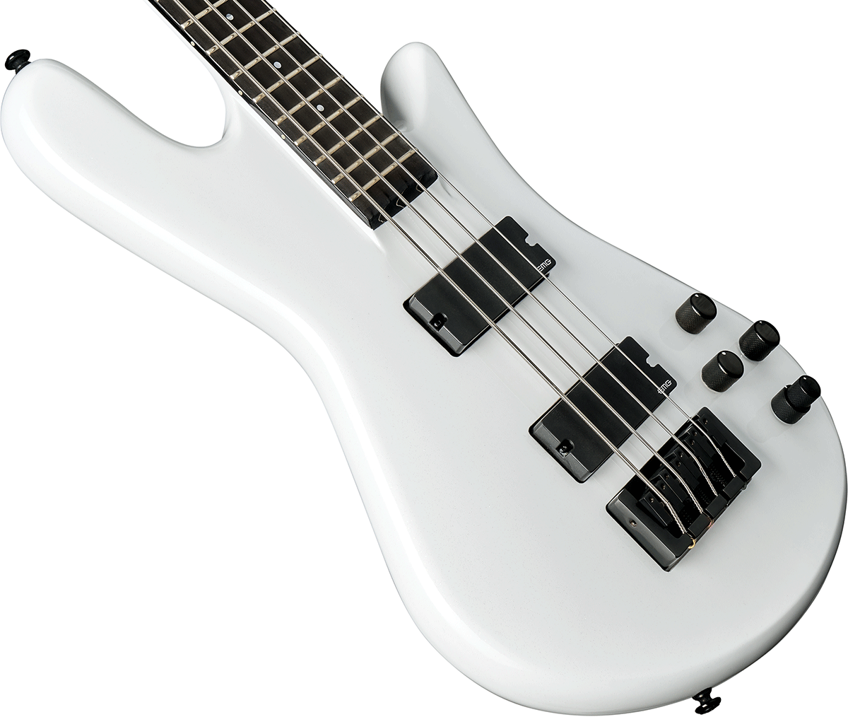 Spector Ns Ethos Hp 4 Eb - Metallic White - Basse Électrique Solid Body - Variation 2