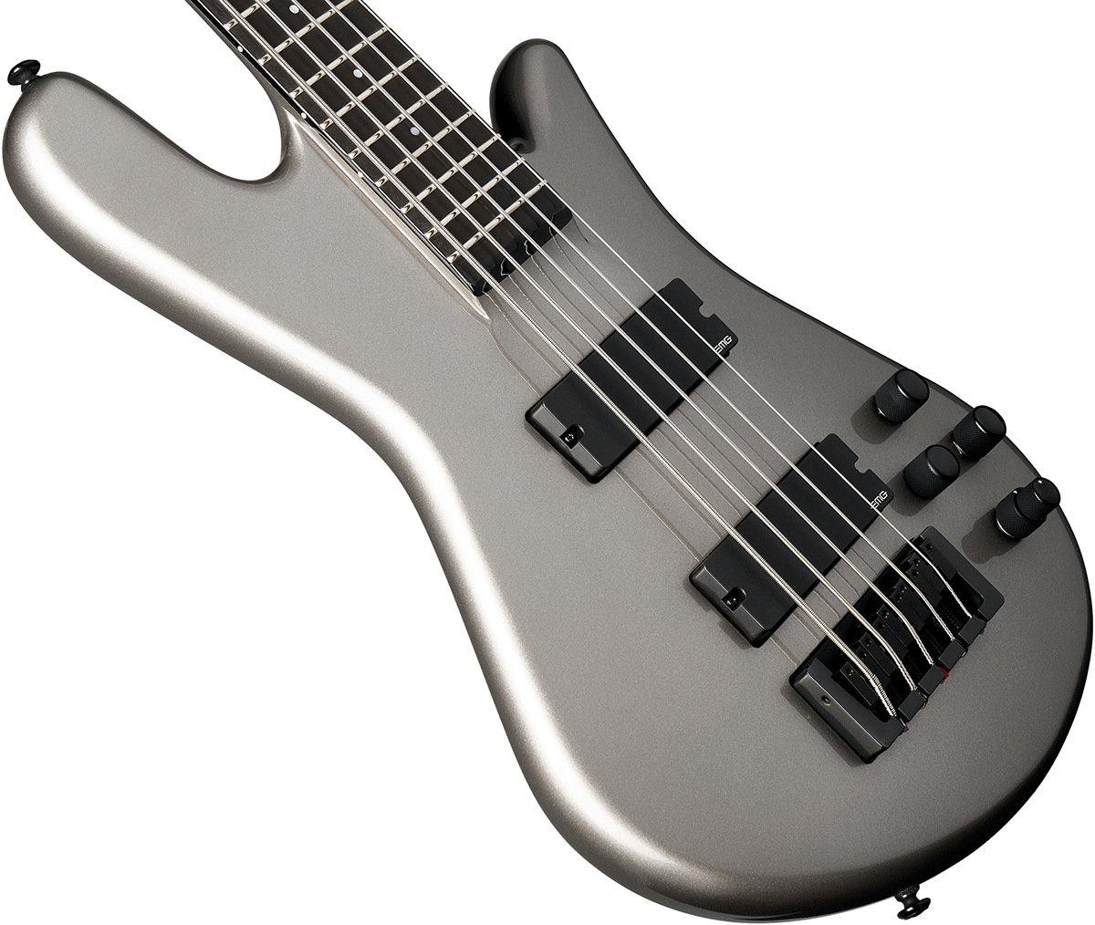 Spector Ns Ethos Hp 5 Eb - Gunmetal Grey Gloss - Basse Électrique Solid Body - Variation 2