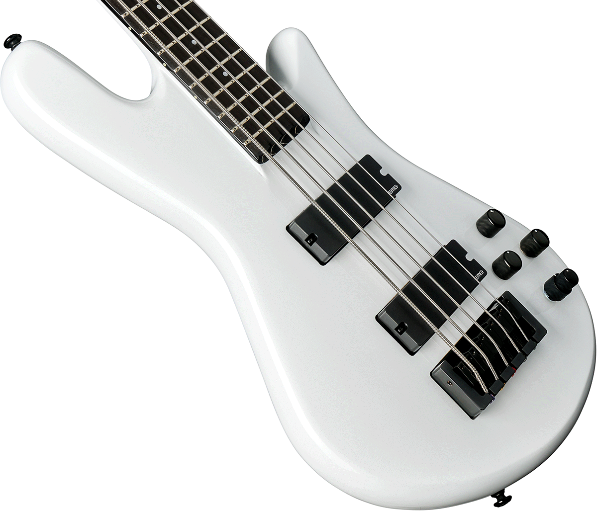 Spector Ns Ethos Hp 5 Eb - Metallic White - Basse Électrique Solid Body - Variation 2