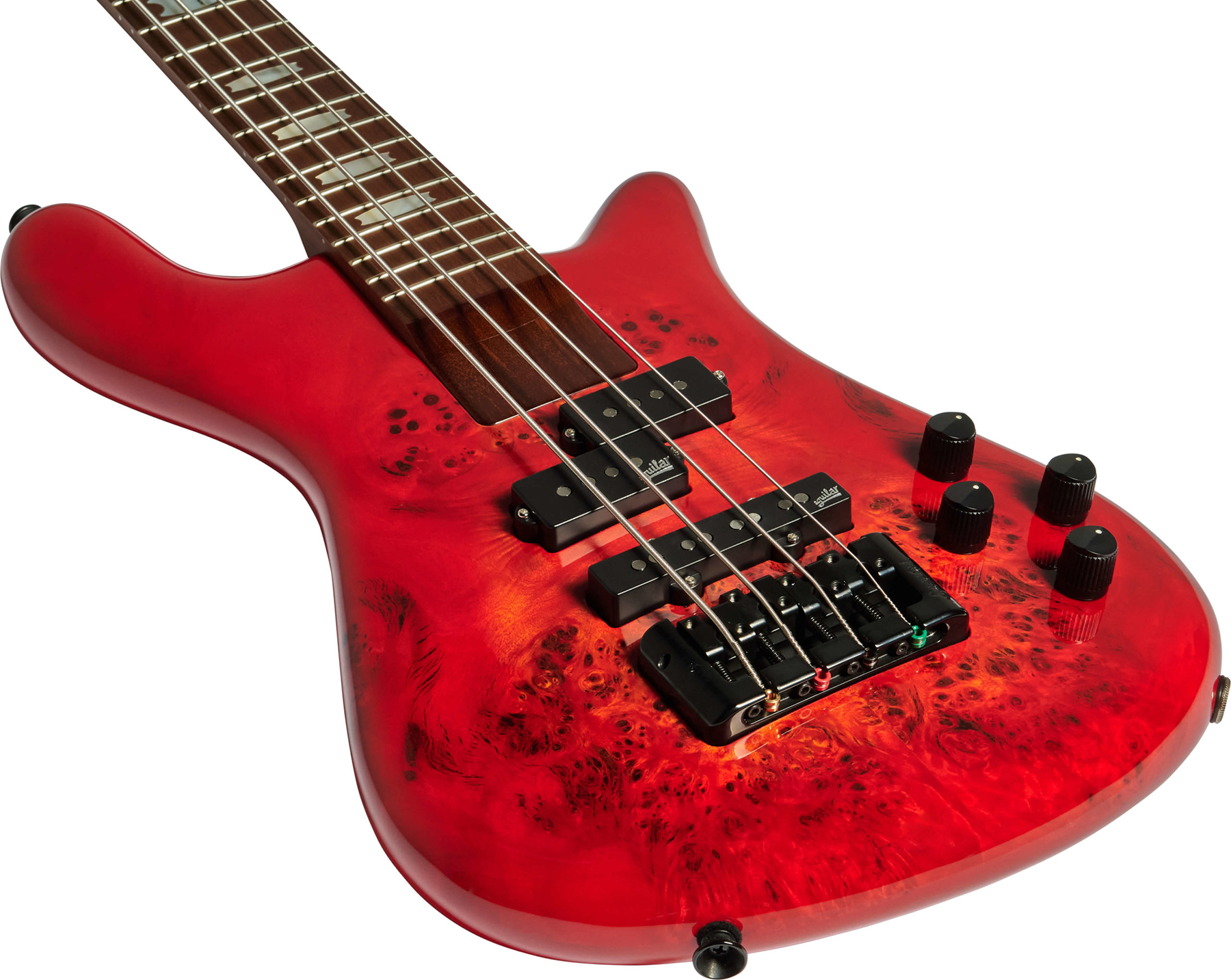 Spector Ns Eurobolt 4c Active Aguilar Mn - Inferno Red - Basse Électrique Solid Body - Variation 2