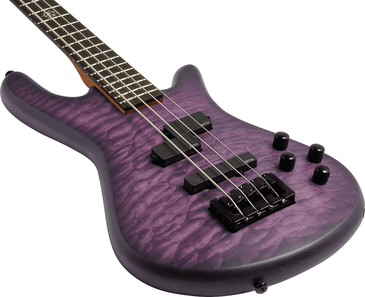 Spector Ns Pulse Ii 4c Active Emg Eb - Ultra Violet Matte - Basse Électrique Solid Body - Variation 2