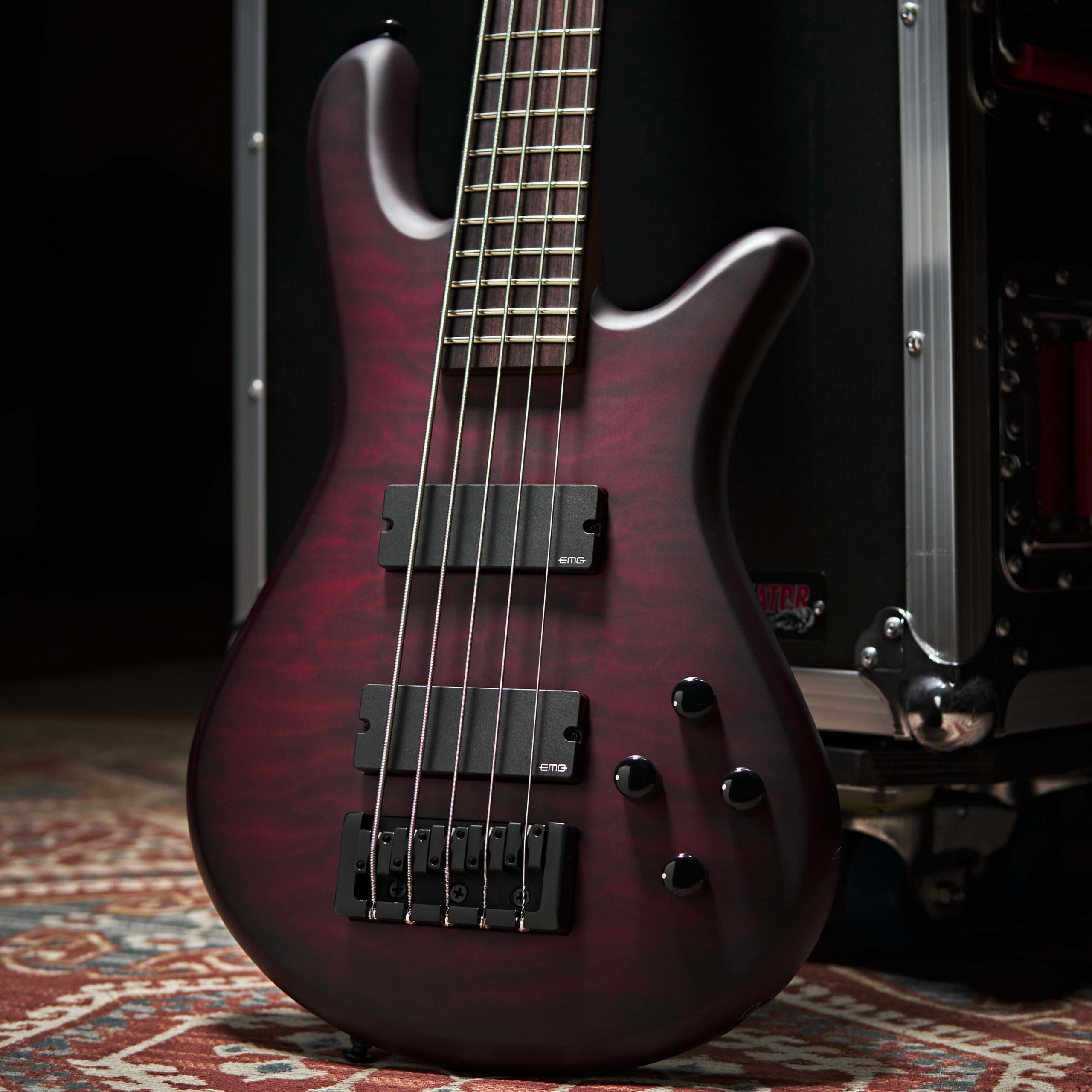 Spector Ns Pulse Ii 5c Active Emg Eb - Black Cherry Matte - Basse Électrique Solid Body - Variation 3