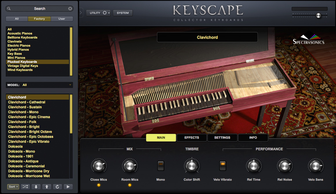 Spectrasonics Keyscape - Instrument Virtuel - Variation 8