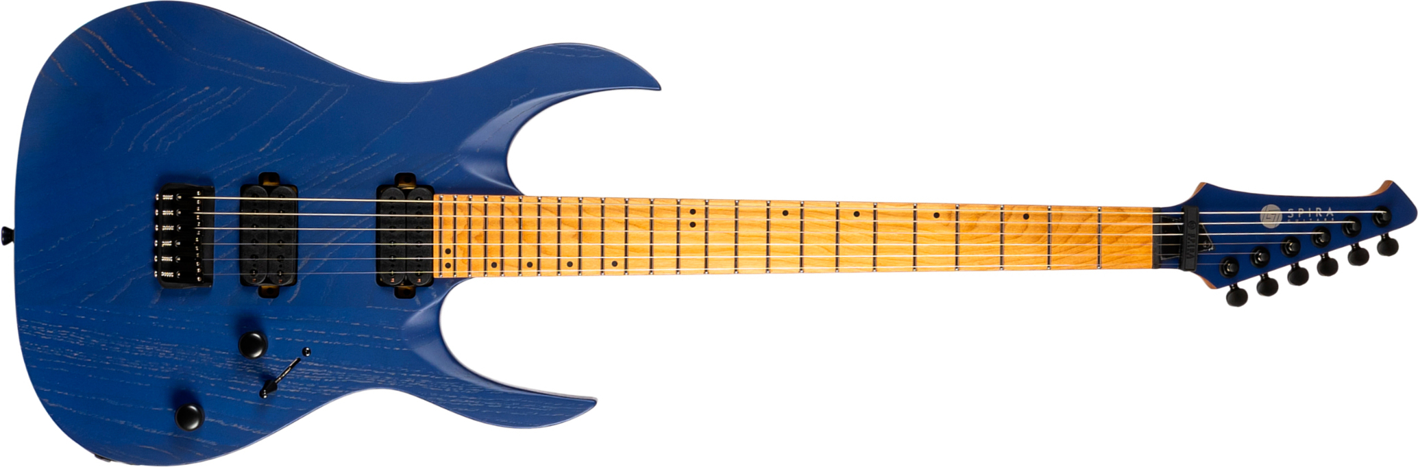 Spira Guitars S600 Abl 2h Ht Eb - Stained Blue - Guitare Électrique Forme Str - Main picture