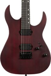 Guitare électrique métal Spira guitars S-400 MWR - Satin wine red