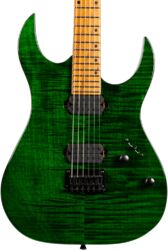 Guitare électrique métal Spira guitars S-450 TGR - trans green