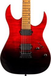 Guitare électrique métal Spira guitars S-450 TRD - Trans Red/Black