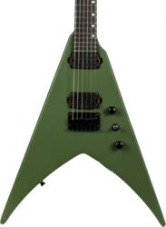 Guitare électrique métal Spira guitars V-400 MGR - Satin Green